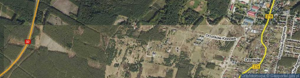 Zdjęcie satelitarne Drzonków-Sosnowa ul.